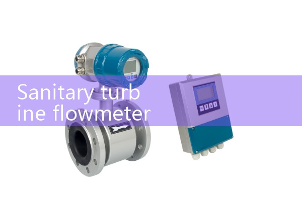 Sanitary turbine flowmeter