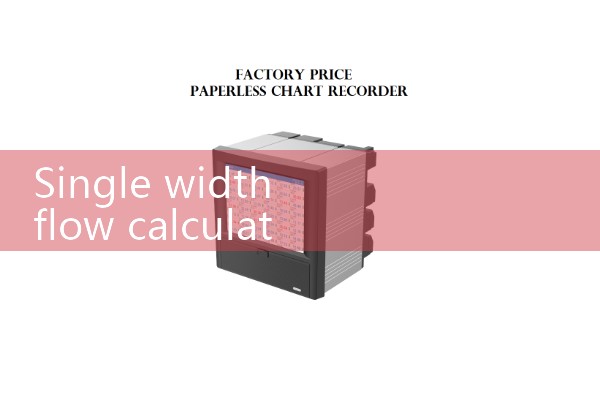 Single width flow calculation formula