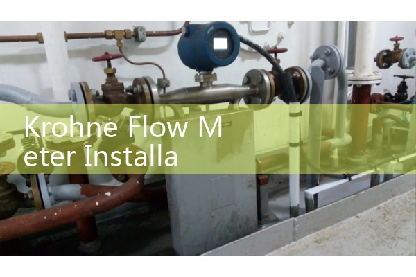 Krohne Flow Meter Installation Guide PDF: Straight Upstream 10D and Downstream 5D Run Multipliers