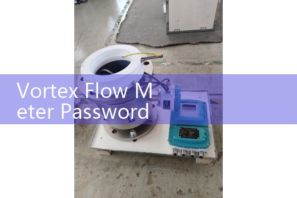 Password for vortex flowmeter