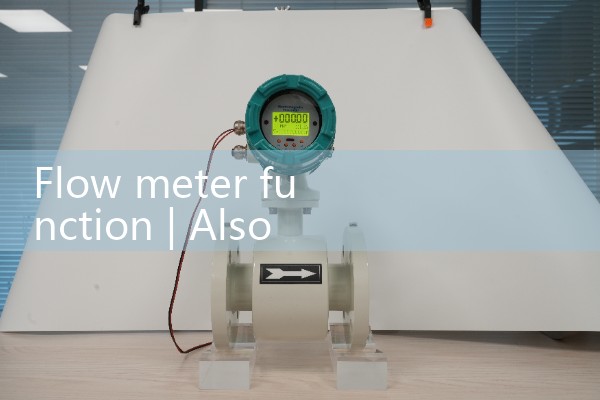 Flow meter function