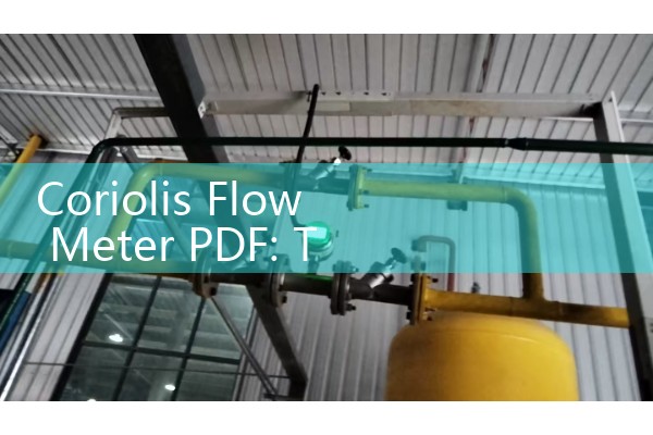 Coriolis Flow Meter PDF: Technical Specifications Library for Industrial Automation