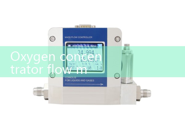 Oxygen concentrator flowmeter