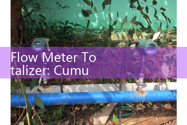 Flow Meter Totalizer: Cumulative Volumetric Data Accumulation Counters